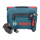 Bosch Professional GWB 12V-10 Akku Winkelbohrmaschine 12 V 11 Nm + 1x Akku 3,0 Ah + Ladegerät + L-Boxx