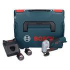 Bosch GSC 12V-13 Professional Akku Blechschere 12 V ( 0601926108 ) + 2x Akku 2,0 Ah + Ladegerät + L-Boxx