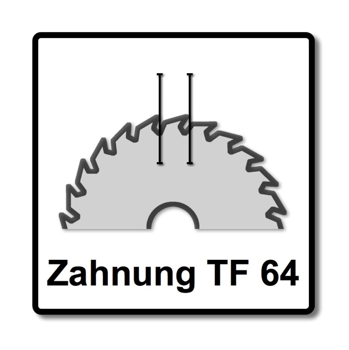 Kreissägeblatt Bosch 1,6 Standard 30 for 216 Aluminium x Toolbrothers Zähne 64 mm – x