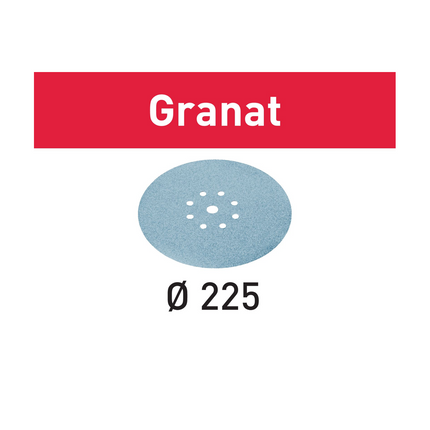 Festool STF D225/8 Granat Schleifscheiben 225 mm für PLANEX P100 GR / 25 Stück ( 499637 )