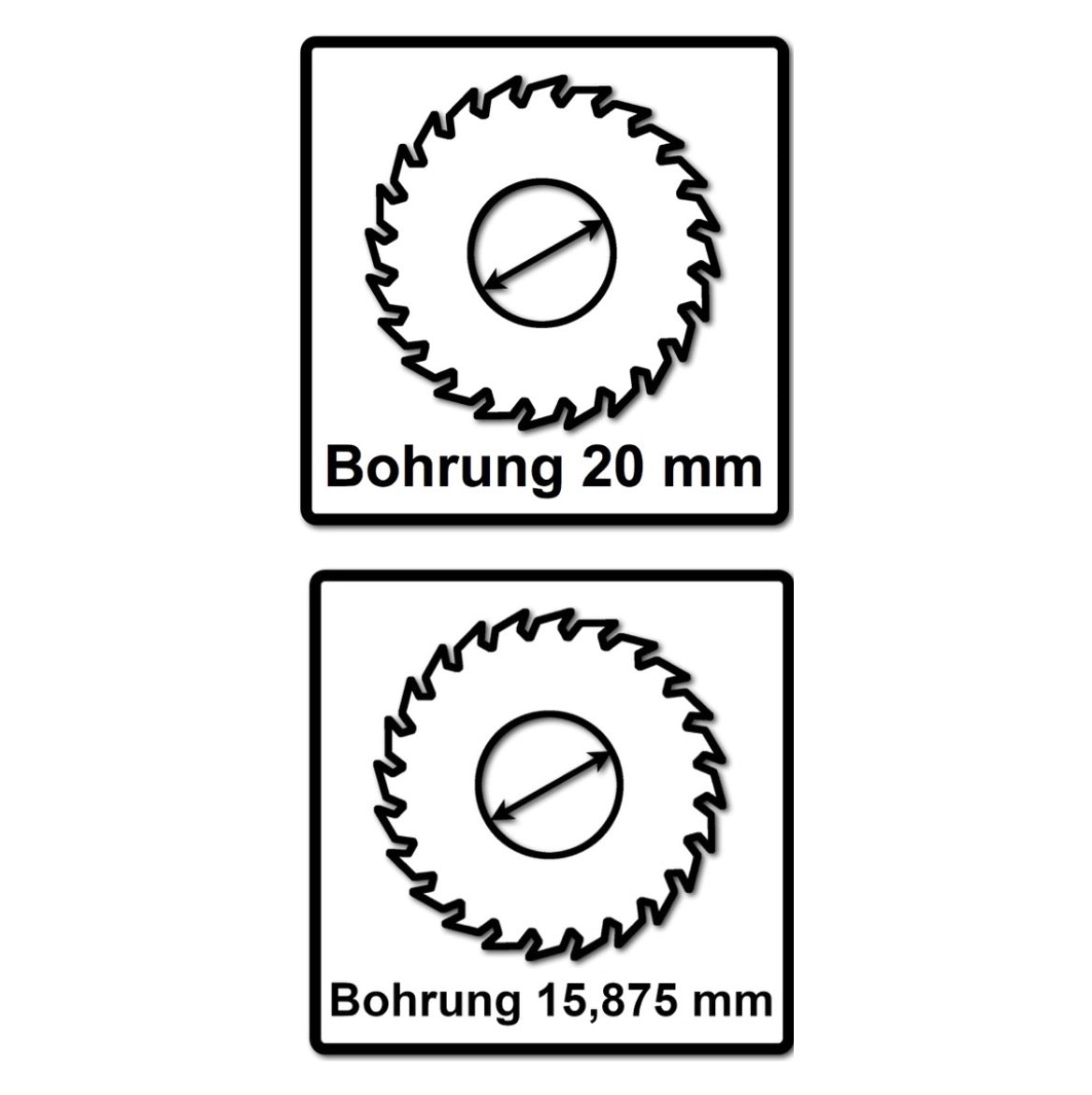 Bosch Kreissägeblatt Standard for Wood 160 x 1,5 x 20 / 15,875 mm 36 Z –  Toolbrothers