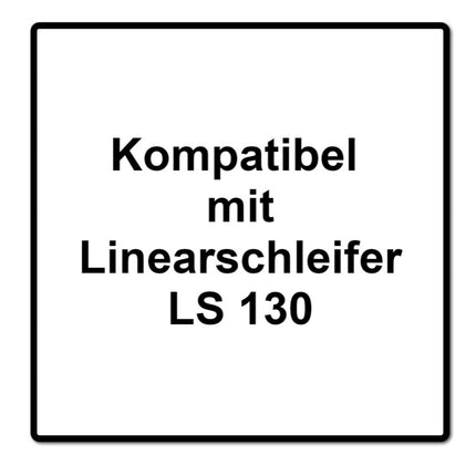 Festool SSH-STF-LS130-F Flach Profilschuh ( 490161 ) 80 x 130 mm für Linearschleifer LS 130