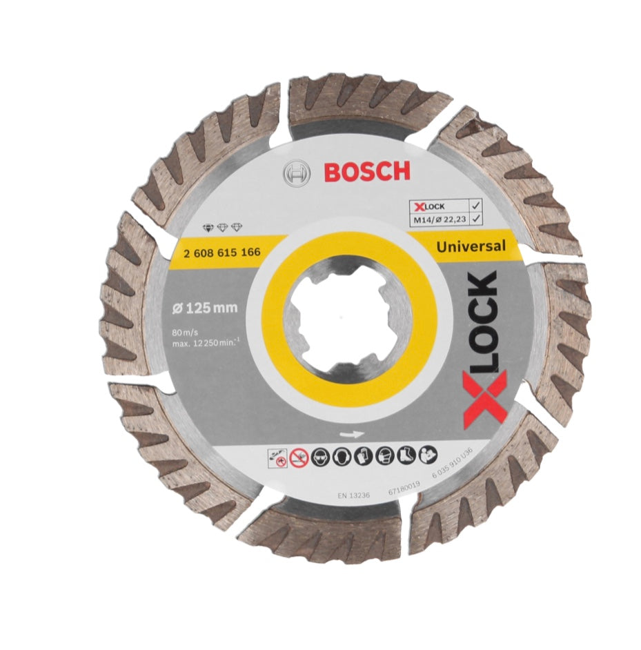 Bosch Expert X-LOCK Diamanttrennscheibe Standard for Universal 125 x 2 –  Toolbrothers | Trennscheiben