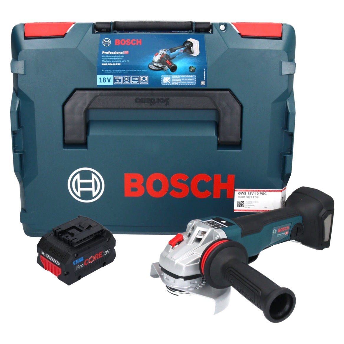 Meuleuse Angulaire Sans Fil Gws 18-125 V-Li Professional Bosch