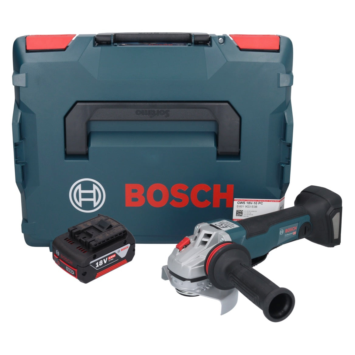 Bosch GWS 18V-10 PC Professional Akku Winkelschleifer 18 V 125 mm Brus –  Toolbrothers