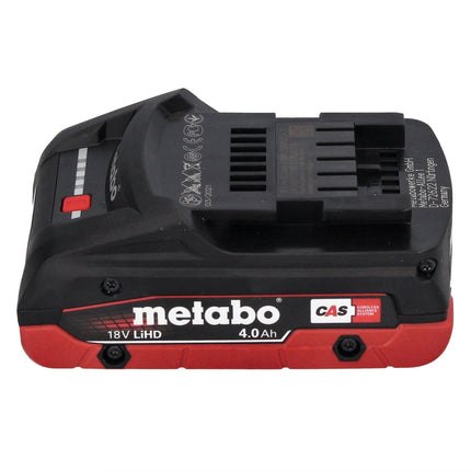 Metabo W 18 L BL 9-125 Akku Winkelschleifer 18 V 125 mm Brushless + 1x Akku 4,0 Ah + metaBOX - ohne Ladegerät
