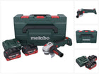 Metabo WB 18 LT BL 11-125 Quick Akku Winkelschleifer 18 V 125 mm Brushless + 2x Akku 8,0 Ah + Ladegerät + metaBOX ( 613054810 )