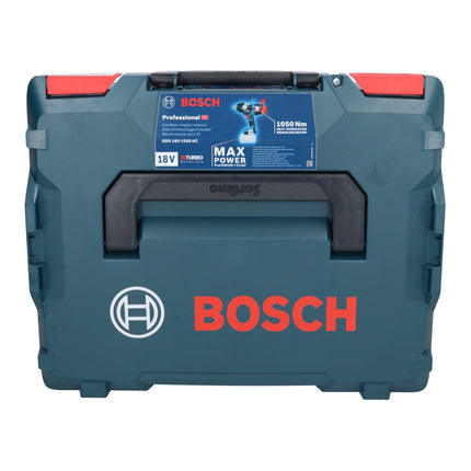 Bosch GDS 18V-1050 HC Akku Drehschlagschrauber 18 V 1050 Nm BITURBO Brushless + 1x Akku 5,0 Ah + L-Boxx - ohne Ladegerät