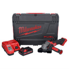 Milwaukee M18 FSAG115X-301X Akku Winkelschleifer 18 V 115 mm Brushless + 1x Akku 3,0 Ah + Ladegerät + HD Box