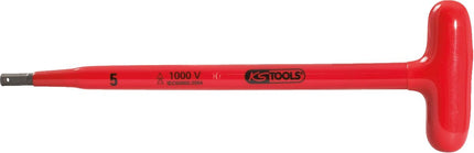 KS TOOLS T-Griff-Innensechskant-Stiftschlüssel mit Schutzisolierung, 4x200mm ( 117.1675 )