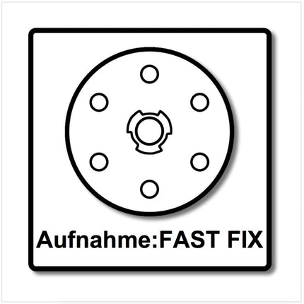 Festool Schleifteller ST-STF D90/7 FX-W-HT FastFix 90 mm weicher Härtegrad ( 496804 )