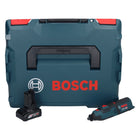 Bosch GRO 12V-35 Professional Akku Rotationswerkzeug 12 V + 1x Akku 6,0 Ah + L-Boxx - ohne Ladegerät